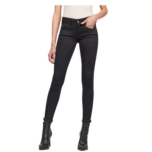 G-Star RAW | Black Lynn Women's Super Skinny Jeans 24 x 32 - Picture 1 of 15